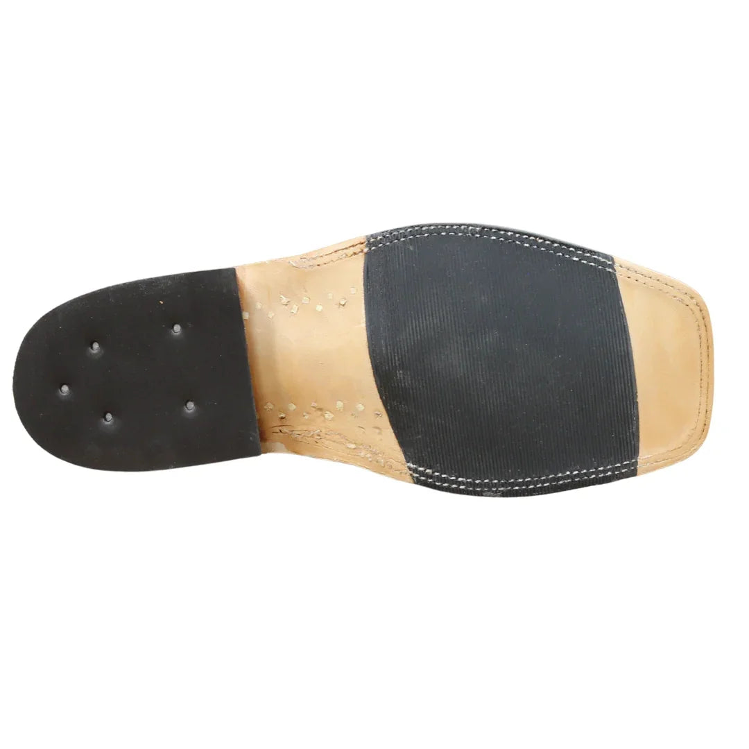 Anderson Bean Brandy Suede Ostrich with 13" Black Gold Tops