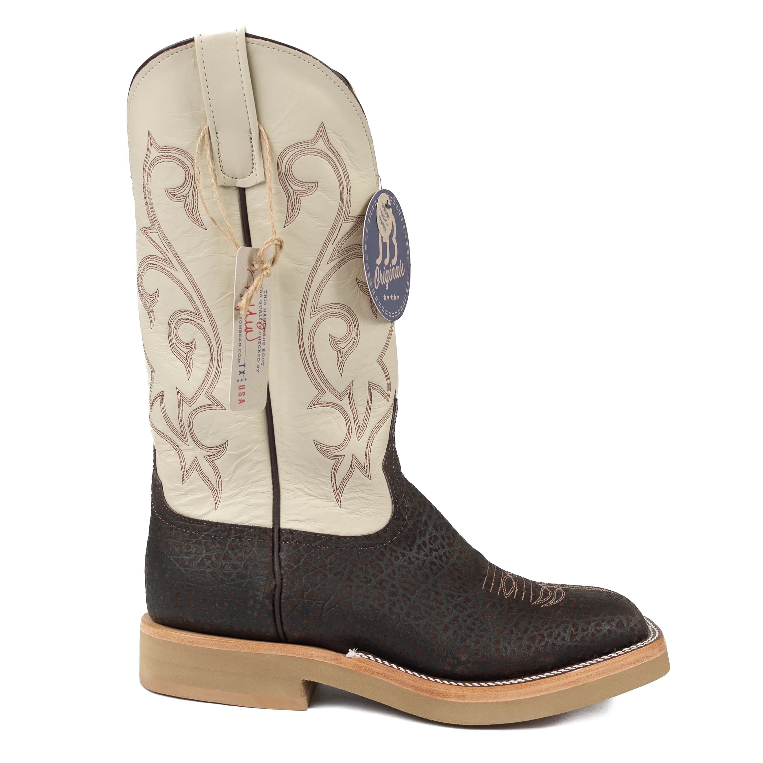 Anderson Bean Chocolate Hungry Hippo Square Toe Boots