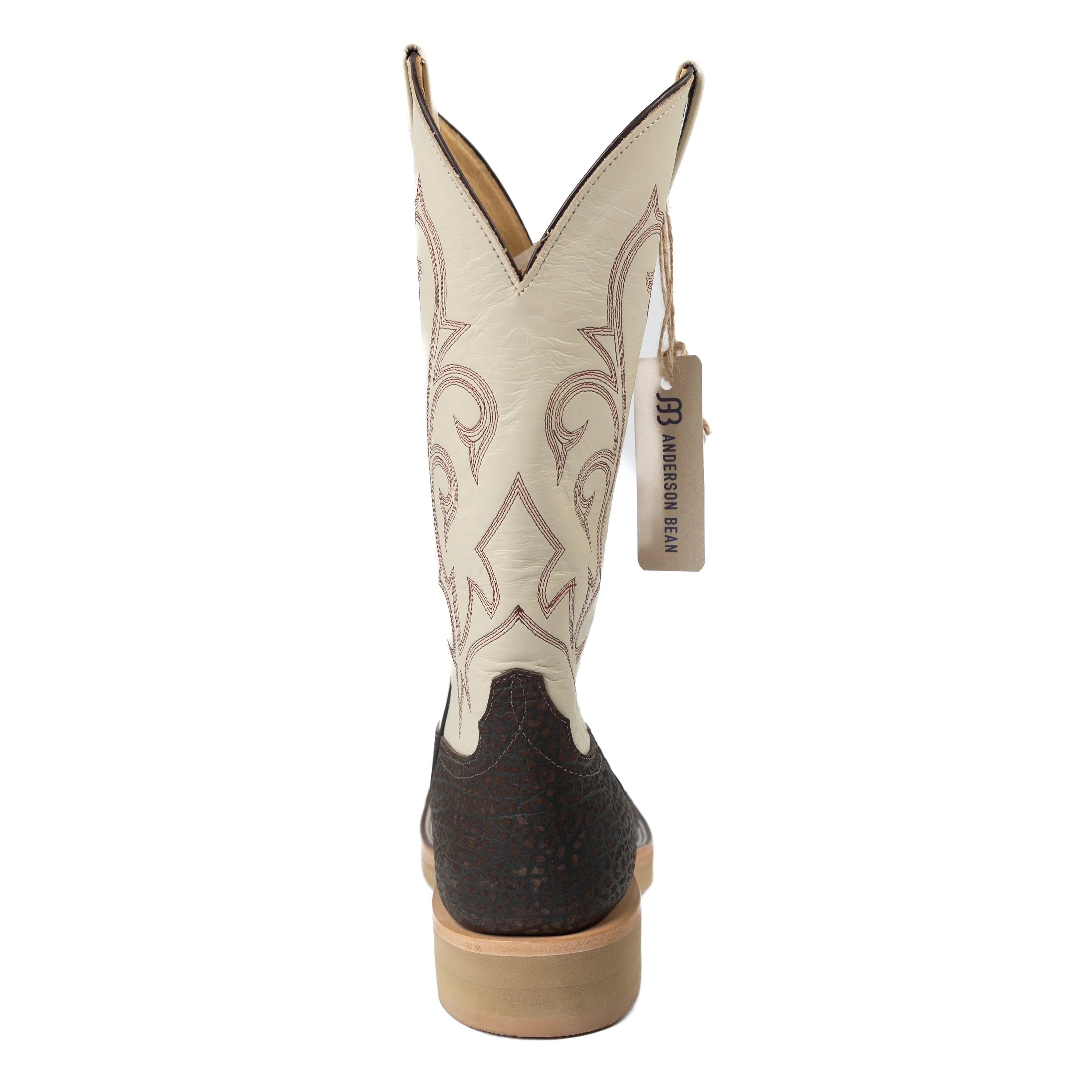 Anderson Bean Chocolate Hungry Hippo Square Toe Boots