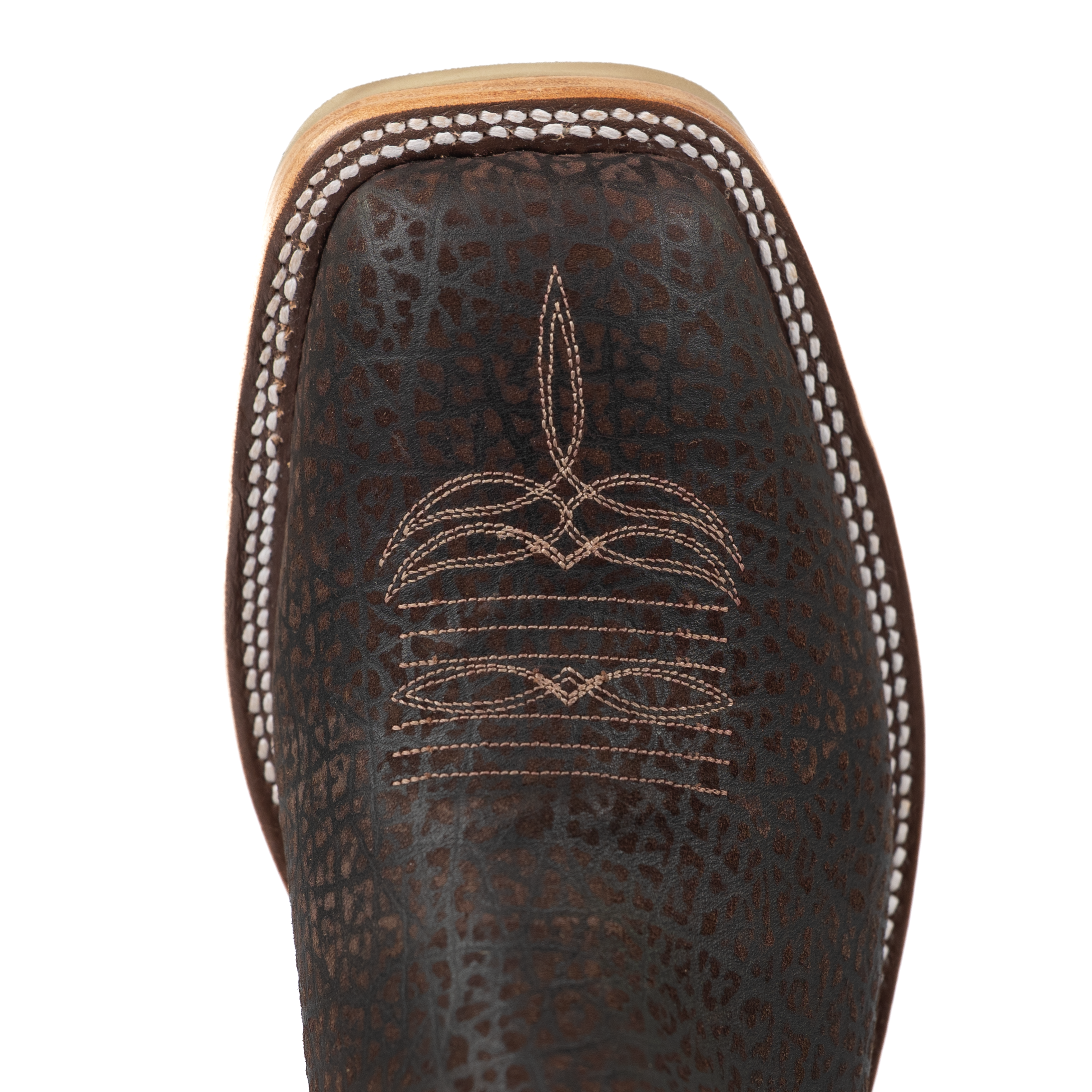 Anderson Bean Chocolate Hungry Hippo Square Toe Boots