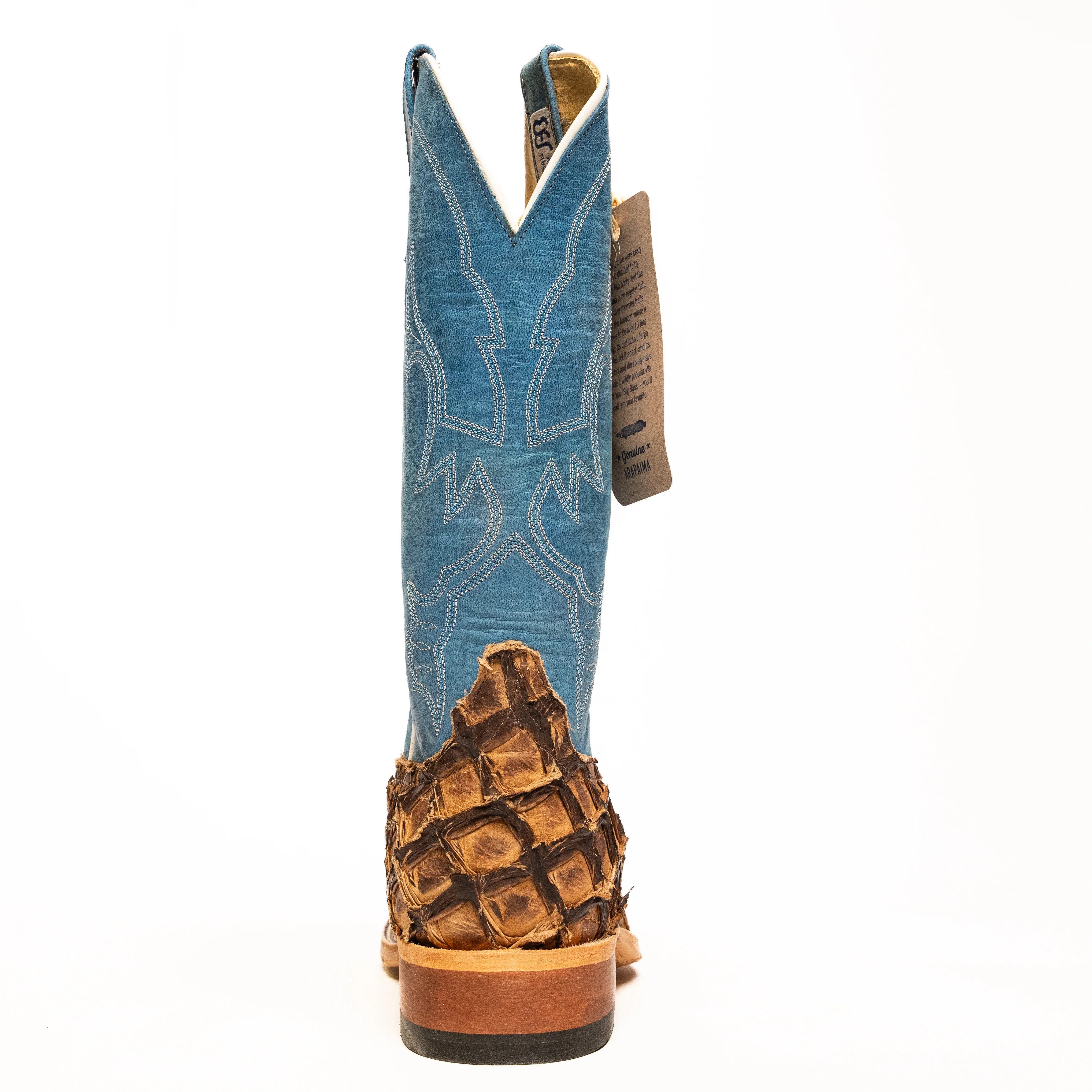 Anderson Bean Cigar Matte Big Bass with 13" Blue Sinsation Top S3017 - Crazy House Western Wear