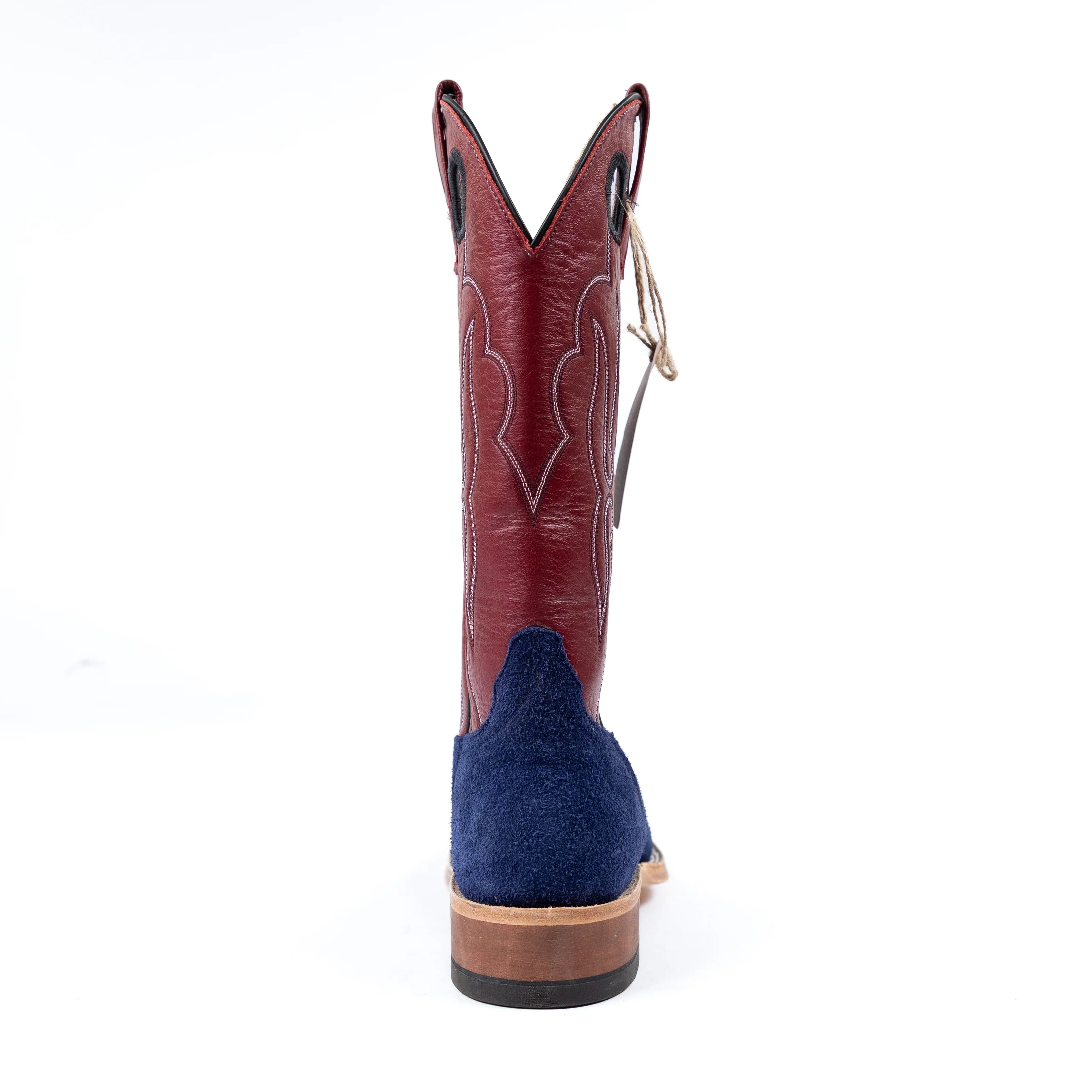 Anderson Bean Deep Blue Wyoming with 13" Deep Red Milan Tops