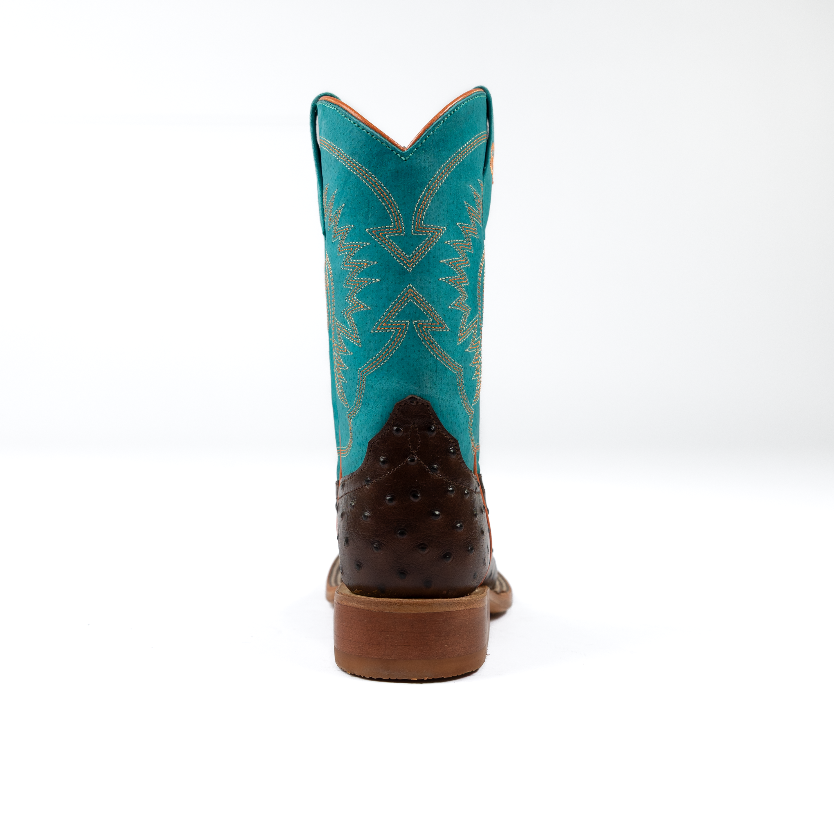 Anderson Bean Kids Chocolate Impostrich with Turquoise Sinsation Top ABK7083