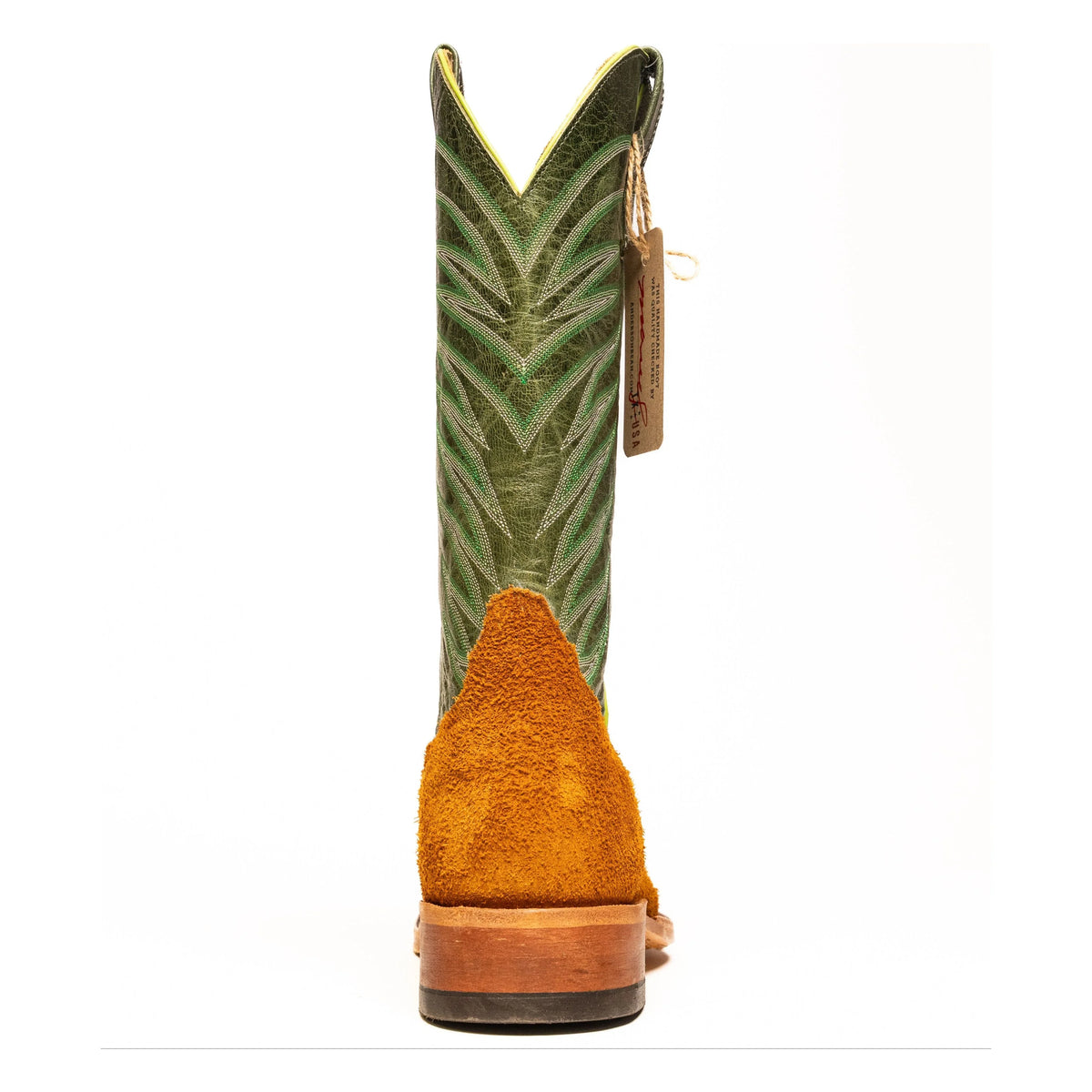 Anderson Bean Rust Crazy Horse Roughout with 13" Kelly Glove Top S3012 - Crazy House Western Wear