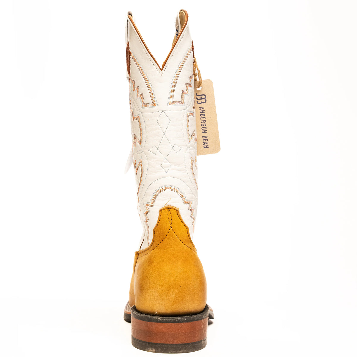 Anderson Bean Rust with 13" White Glove Top - Crazy House Western Wear