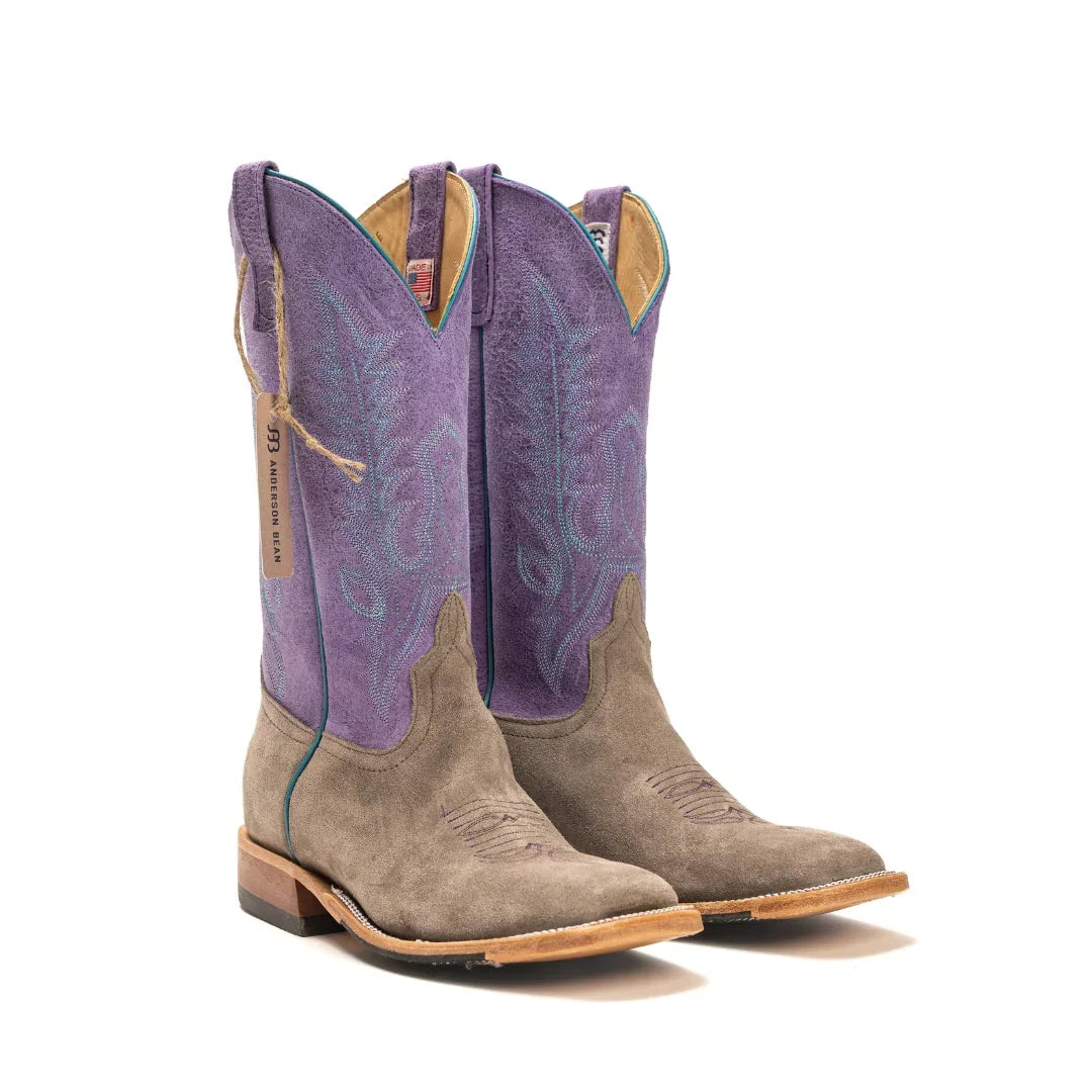Anderson Bean Smoked Bacon with 13" Purple Sinsation Top - Crazy House Western Wear