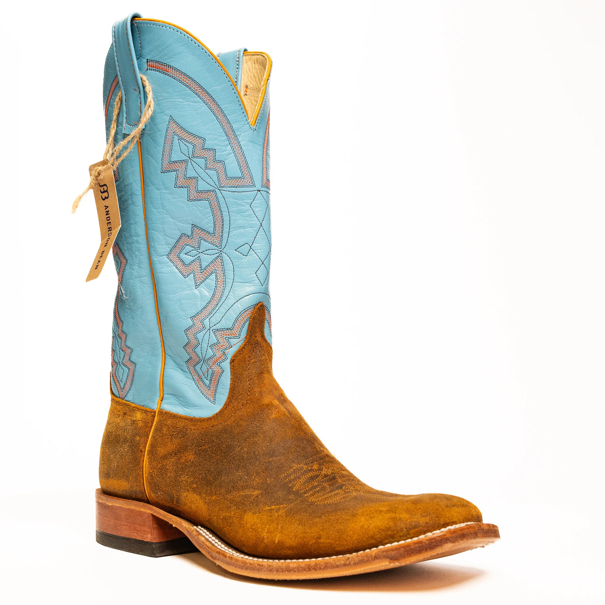 Anderson Bean Wheatbuck Kudu with 13" Lupine Kidskin Top - Crazy House Western Wear