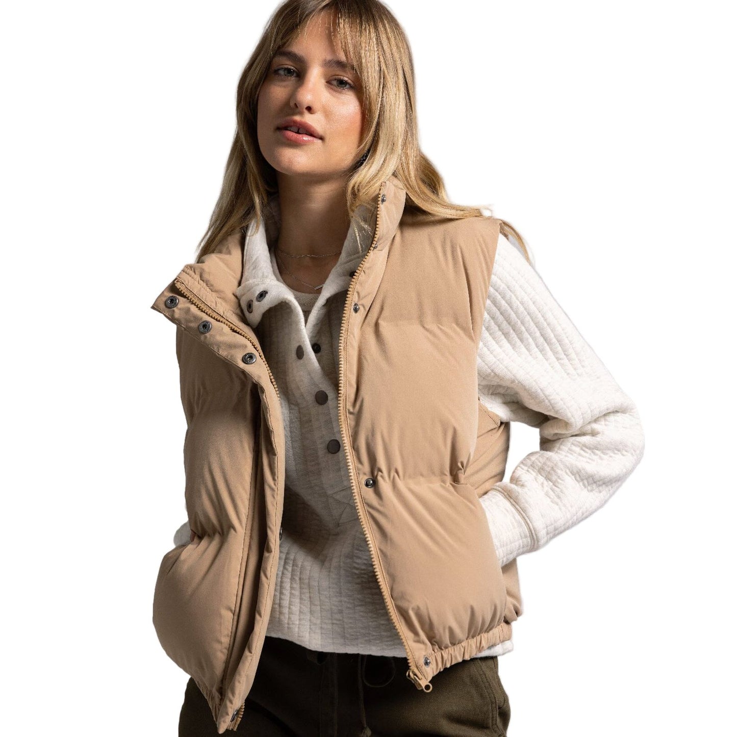 Women's Thread and Supply Aspen Puffer Vest J3113SPPTS