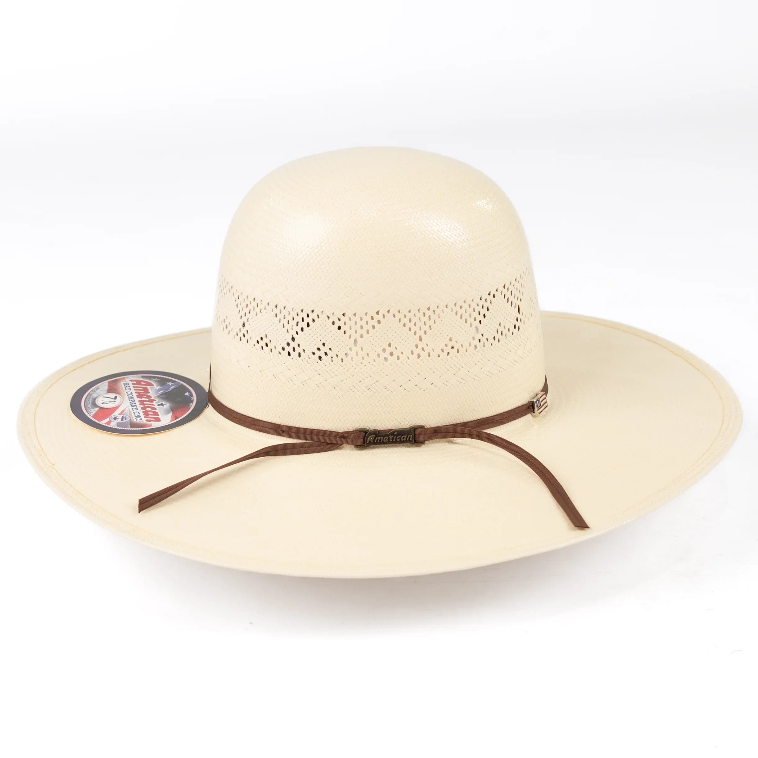 American Hat Company 8110 4.5" Straw Hat - Long Oval