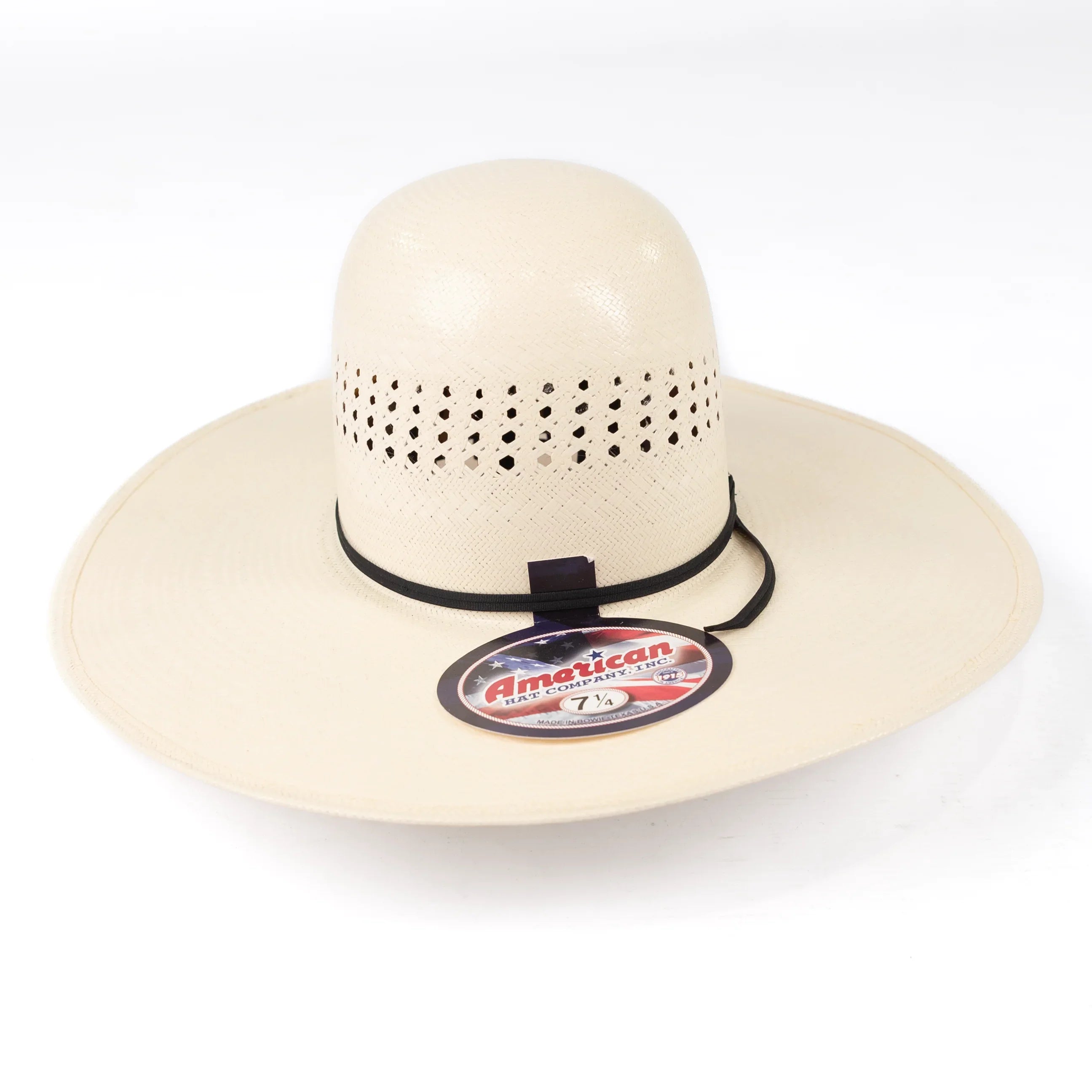 American Hat Company 7710 5" Straw Hat - Long Oval