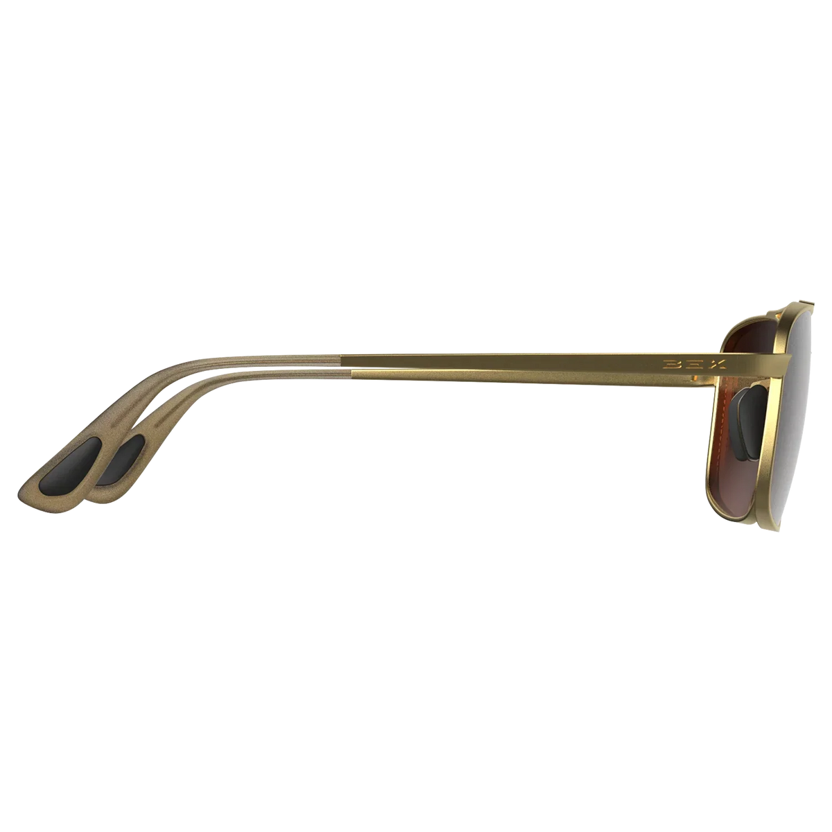Bex Accel Gold/Brown/Silver Sunglasses S140GLBRSL