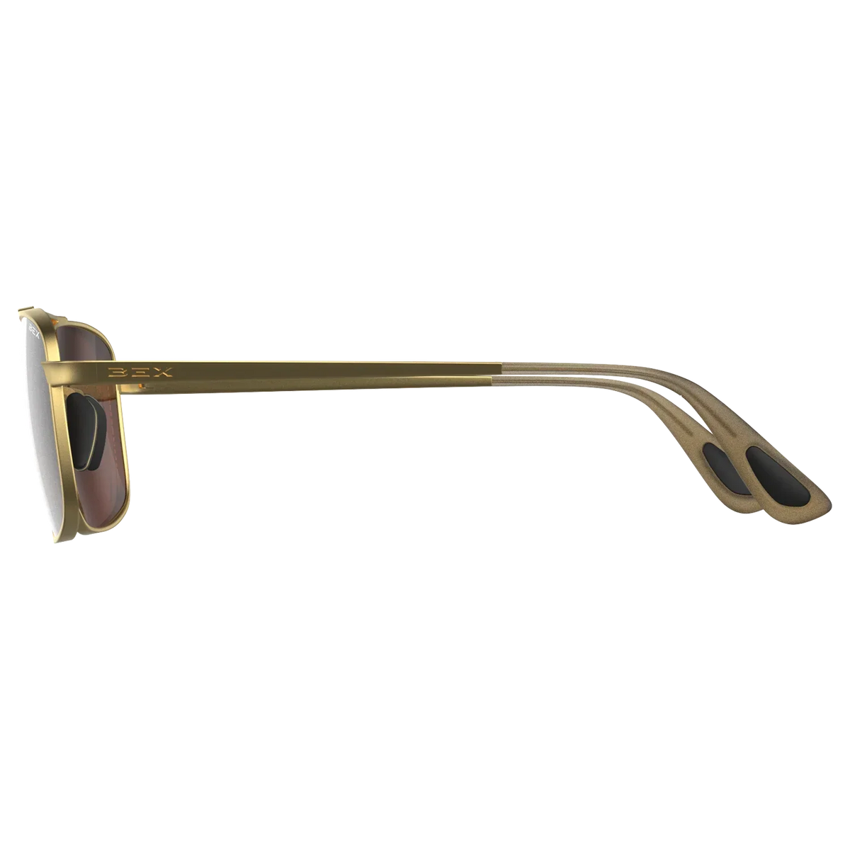 Bex Accel Gold/Brown/Silver Sunglasses S140GLBRSL