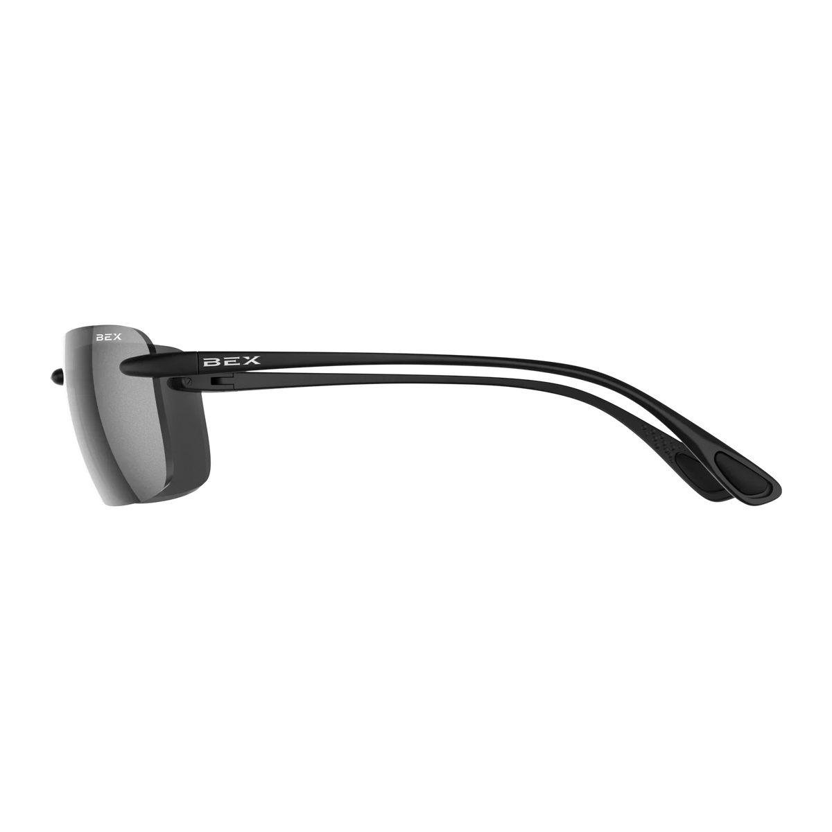 Bex Black, Gray and Silver Jaxyn X OTG Sunglasses S164BGS