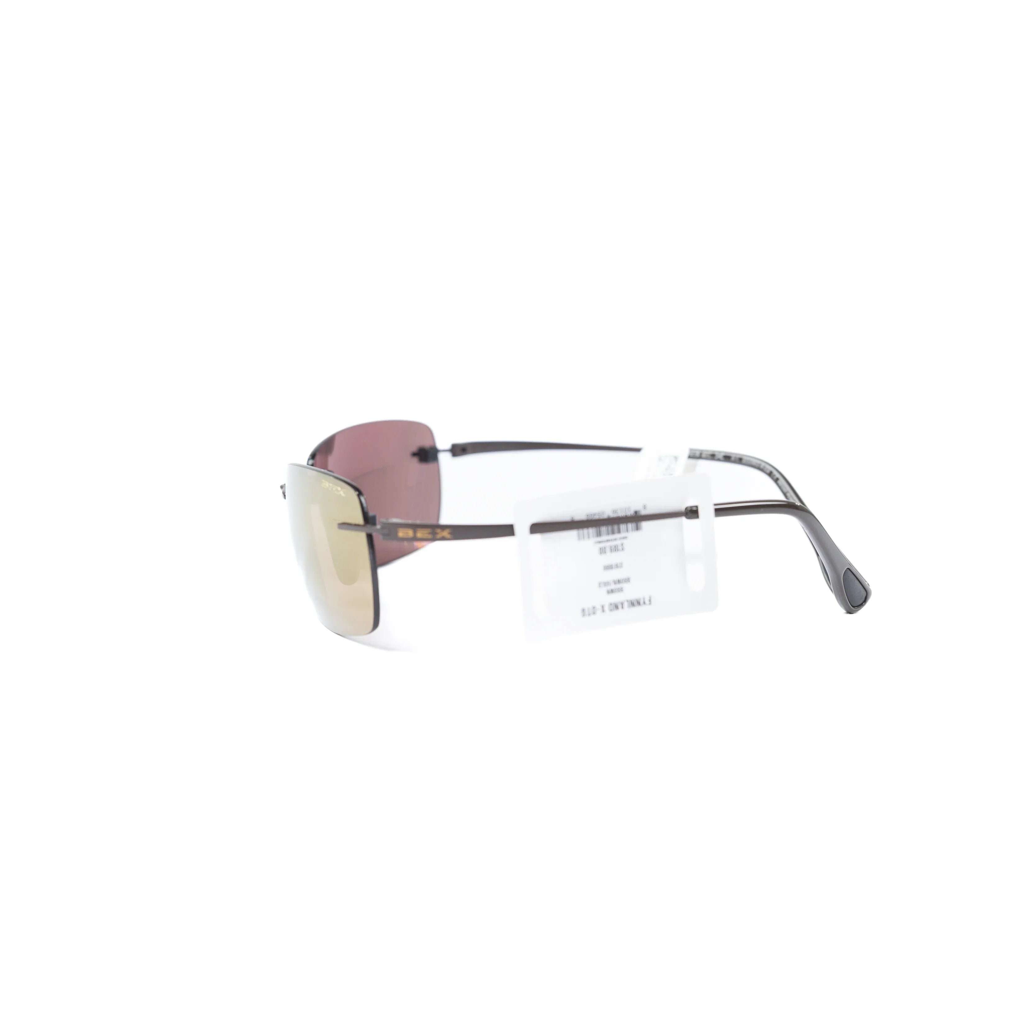 Bex Brown and Gold Fynnland X Sunglasses S161BBG