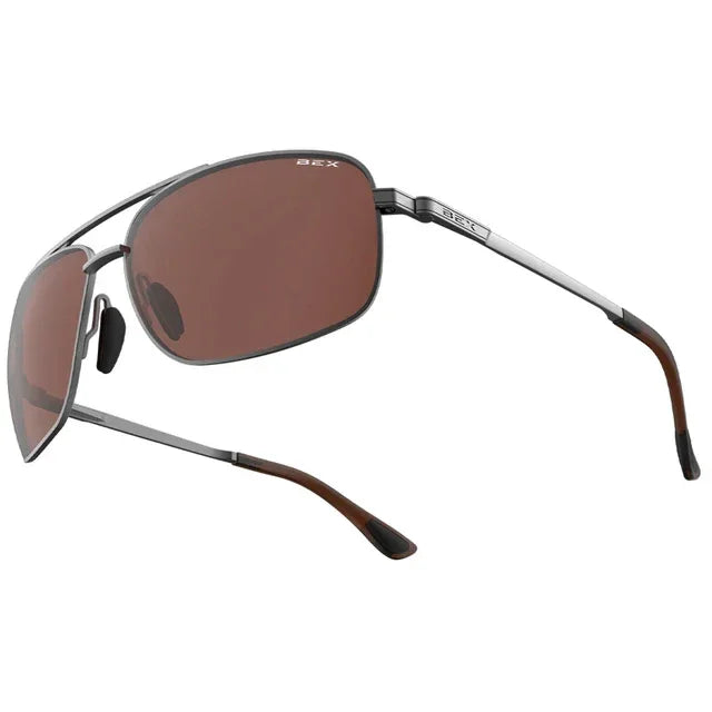 Bex Gambit Gunmetal/Brown Sunglasses S147GB