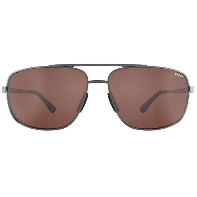Bex Gambit Gunmetal/Brown Sunglasses S147GB