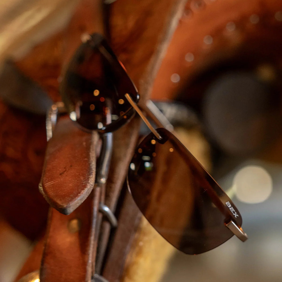 Bex Gold and Brown Legolas OTG Sunglasses S157GB