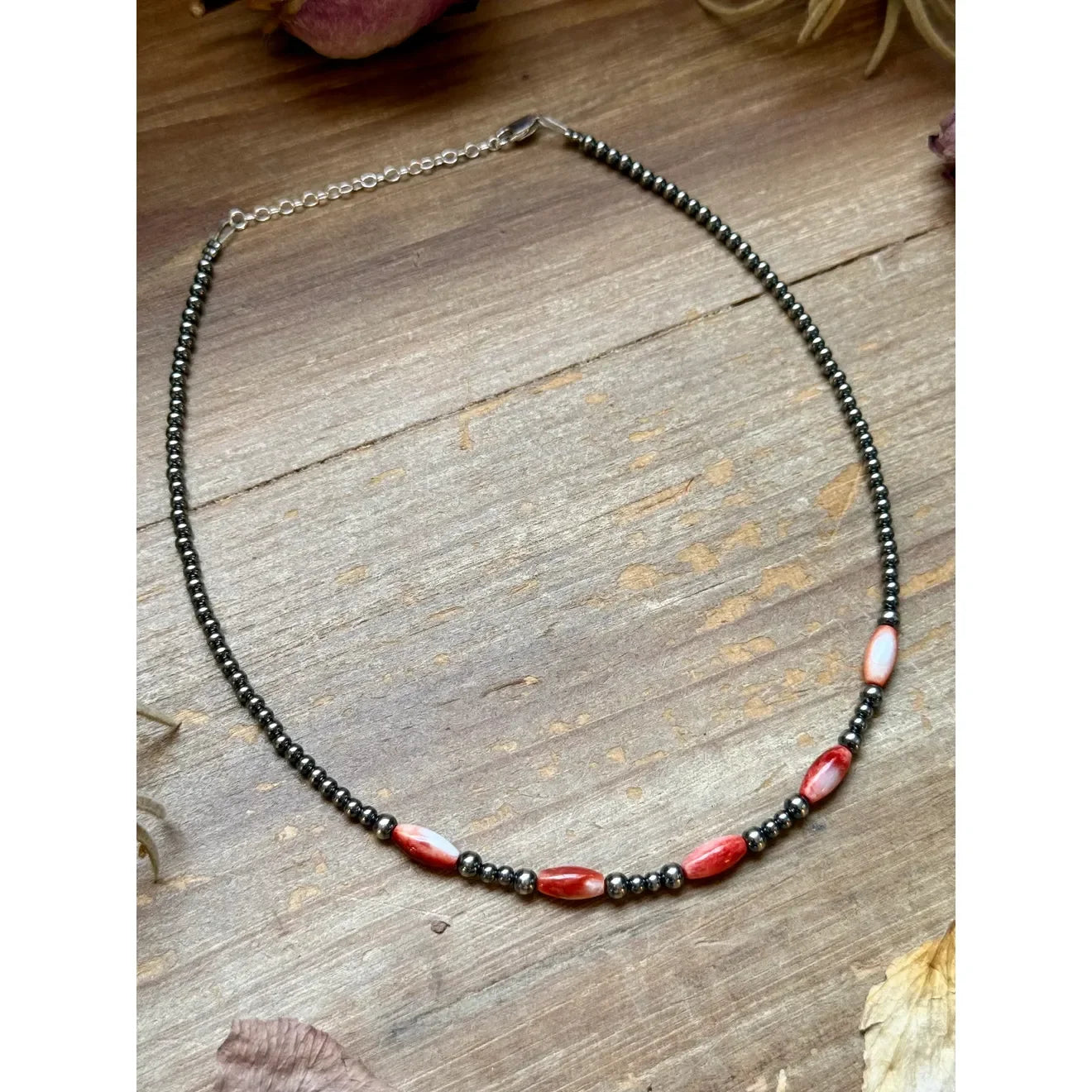 Bijoux Fab Orange Spiny Oyster Choker - 14.5" CHO-STE-157-SPI