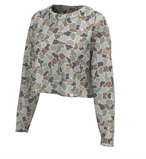 Women's Local Girl Boxy Crop Long Sleeve T-shirt L5112000-FCF