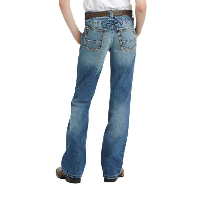 Boy's Ariat B4 Relaxed Boundary Boot Cut Jean 10018345 - Crazy House Western Wear