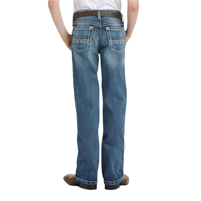 Boy's Ariat B4 Relaxed Coltrane Boot Cut Jean 10021160 - Crazy House Western Wear
