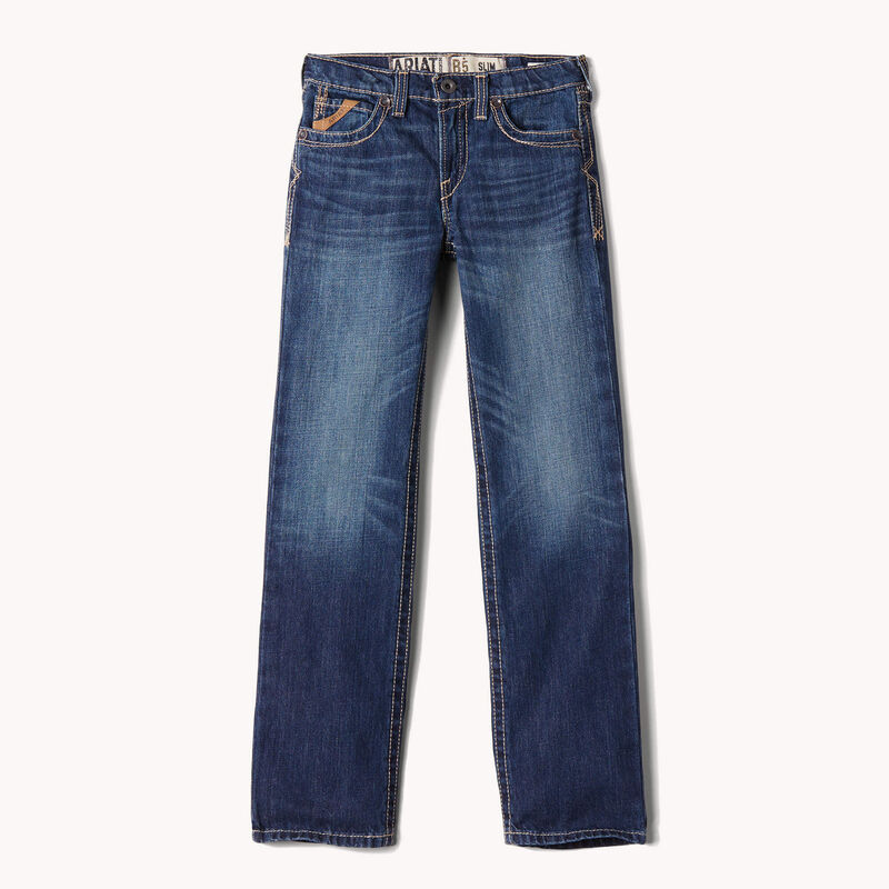 Boy's Ariat B5 Slim Boundary Stackable Straight Leg Jean 10018338 - Crazy House Western Wear