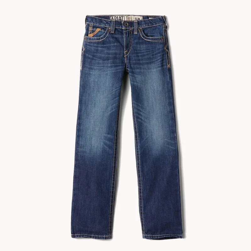 Boy's Ariat B5 Slim Boundary Stackable Straight Leg Jean 10018338 - Crazy House Western Wear