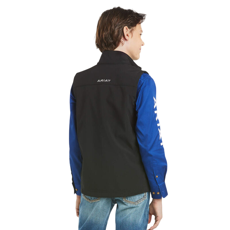 Boy's Ariat Black Vernon 2.0 Softshell Vest 10024058