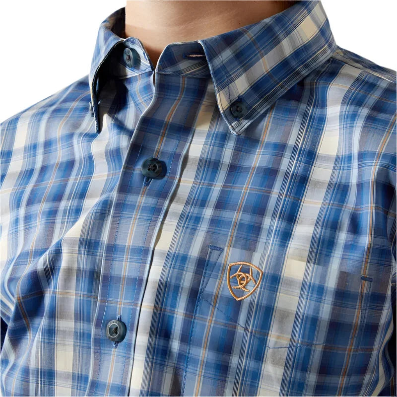 Boy's Ariat Pro Series Soloman Classic Fit Shirt 10062395 - Crazy House Western Wear