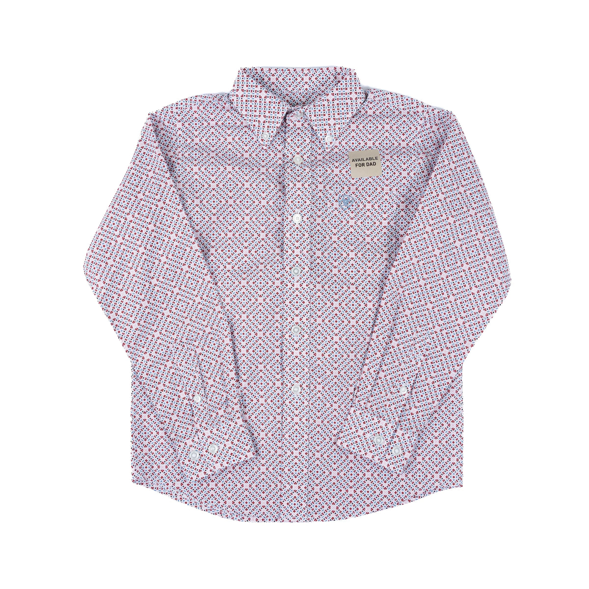 Boy's Ariat Southwest Geometric Print Jayson Shirt 10071174