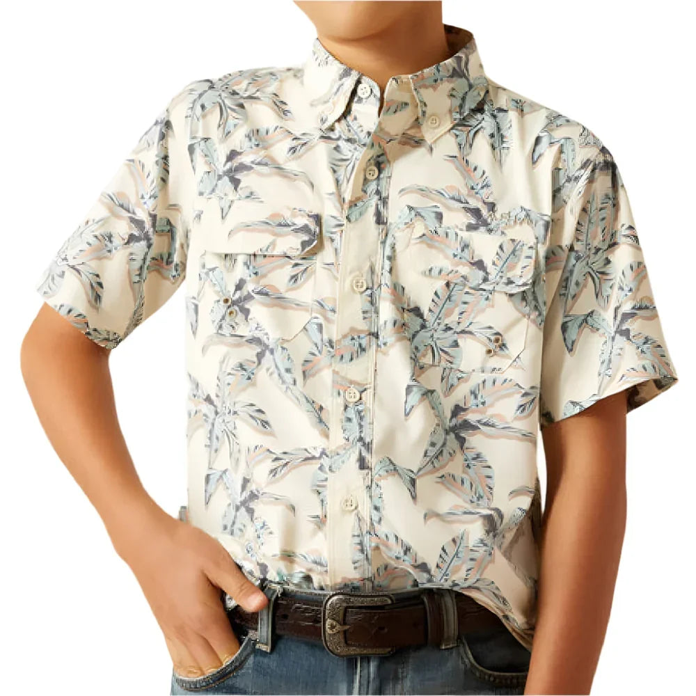 Boy's Ariat VentTek Button Down Shirt 10058827 - Crazy House Western Wear