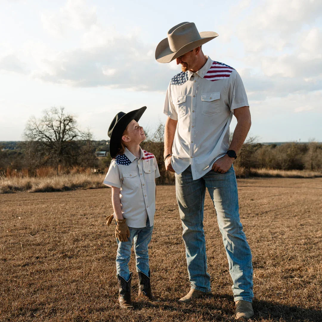 Boy's Burlebo All American Performance Western Shirt Y-PWS-ALLA
