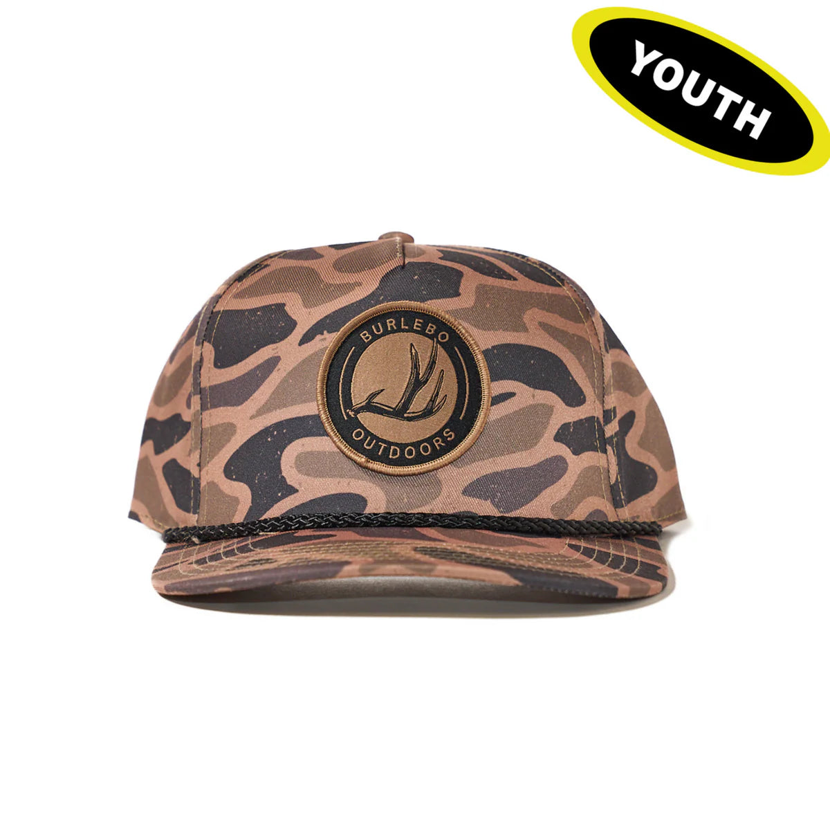 Boy's Burlebo Antler Patch Gauge Camo Cap YC-AP-GC