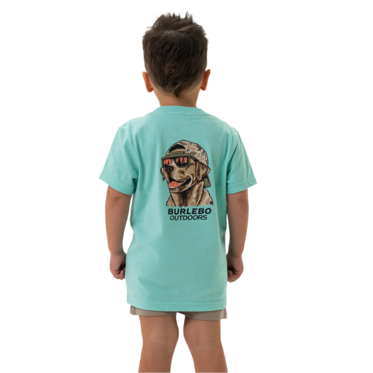 Boy's Burlebo Mallard Camo Dog - Island Reef Shirt Y-MCD-SS-IR - Crazy House Western Wear
