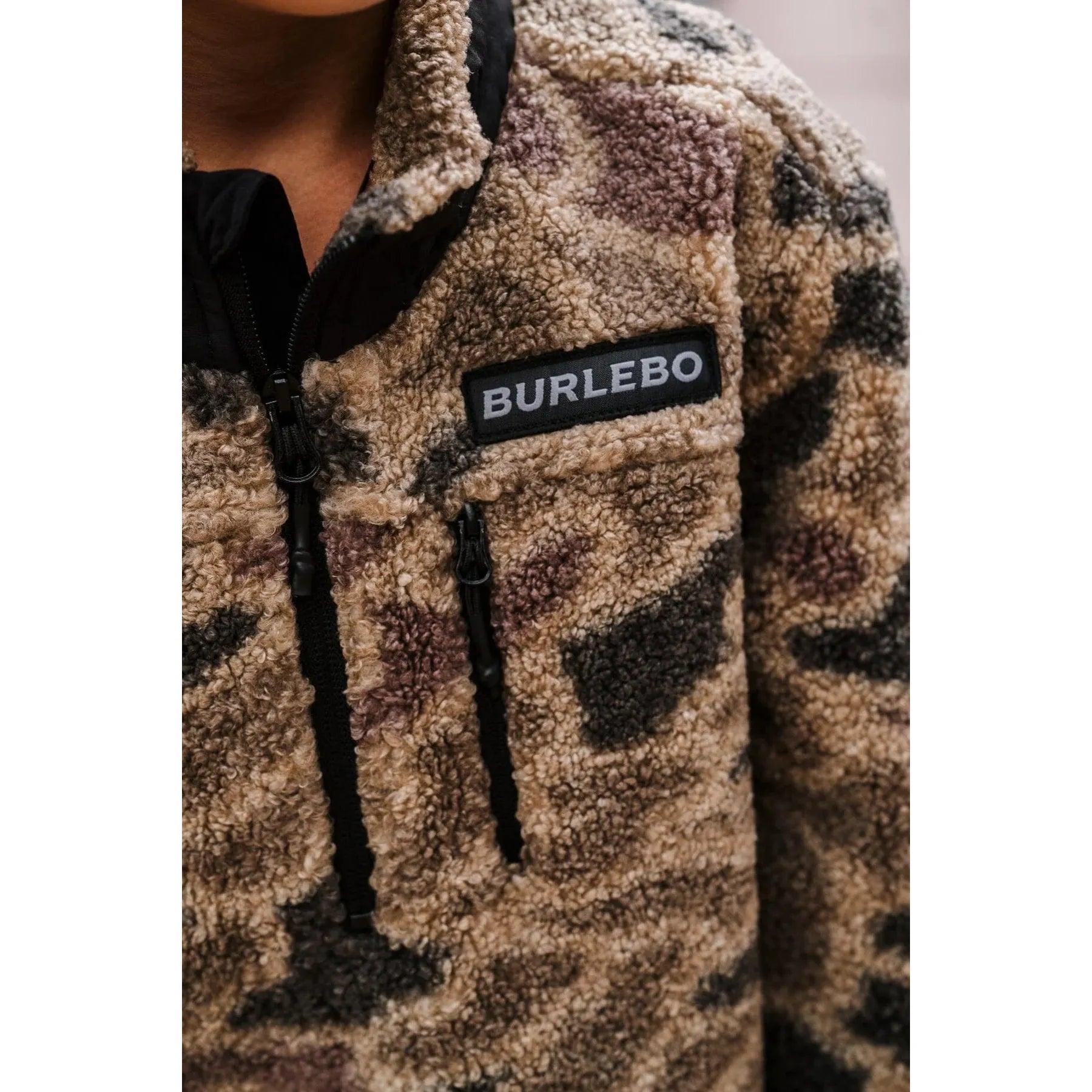 Boy's Burlebo Sherpa 1/4 Zip Jacket Y-RMQZ - Crazy House Western Wear