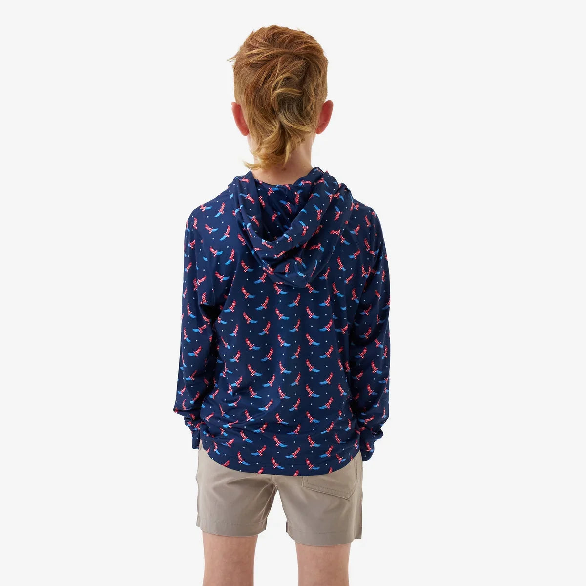 Boy's Burlebo USA Eagle Performance Hoodie Y-PH-UEAG