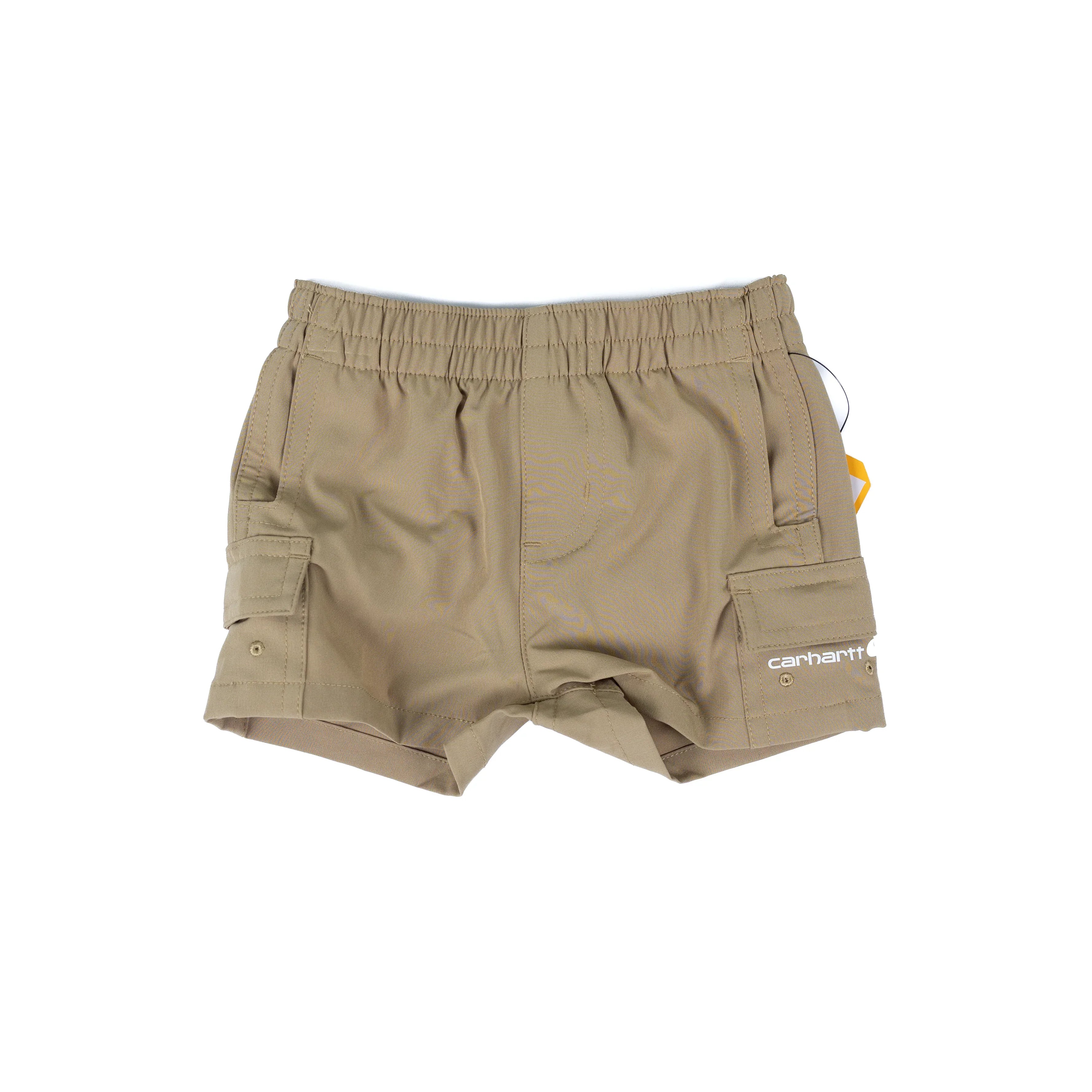 Boy's Carhartt Beige Rugged Flex Cargo Shorts CH8347-CT06