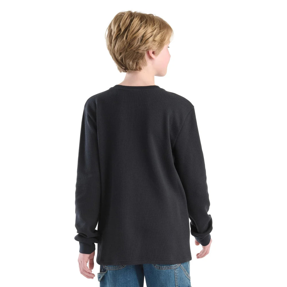 Boy's Carhartt Henley Long Sleeve T-shirt CA6769-K01