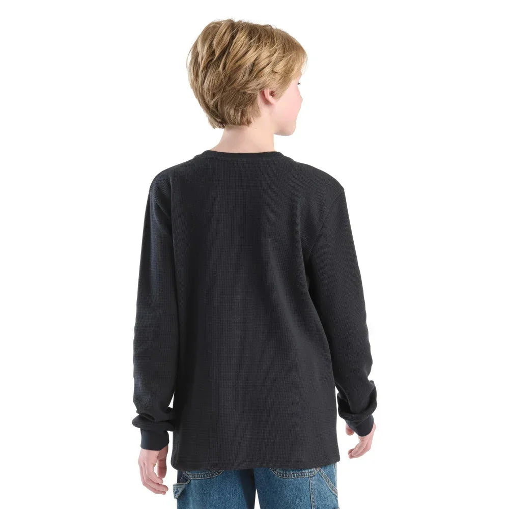 Boy's Carhartt Henley Long Sleeve T-shirt CA6769-K01