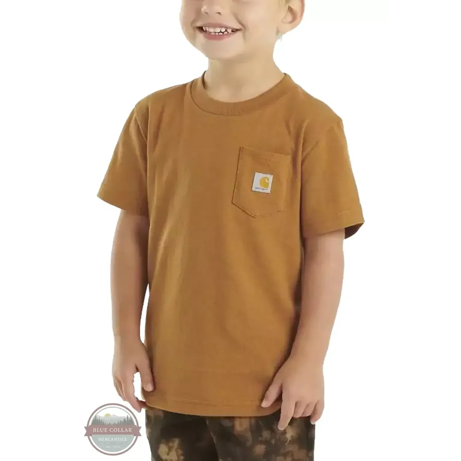 Boy's Carhartt Short Sleeve Pocket T-shirt CA6513-D15