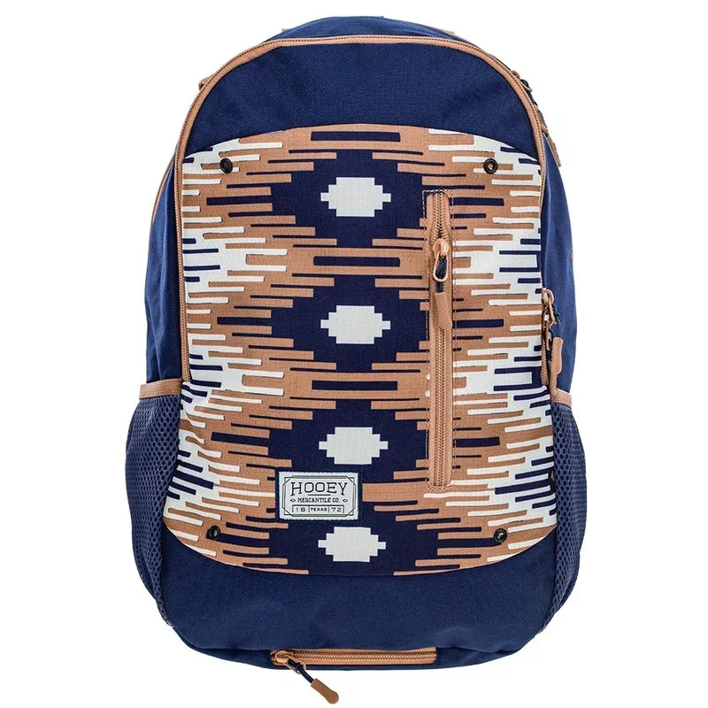 Boy's Hooey "Rockstar" Navy And Tan Aztec Bag BP062NVTN - Crazy House Western Wear