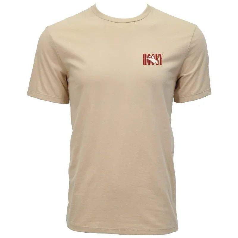Boy's Hooey "Wild Ride" Tan with Red Hooey Logo T-shirt HT2672TN-Y