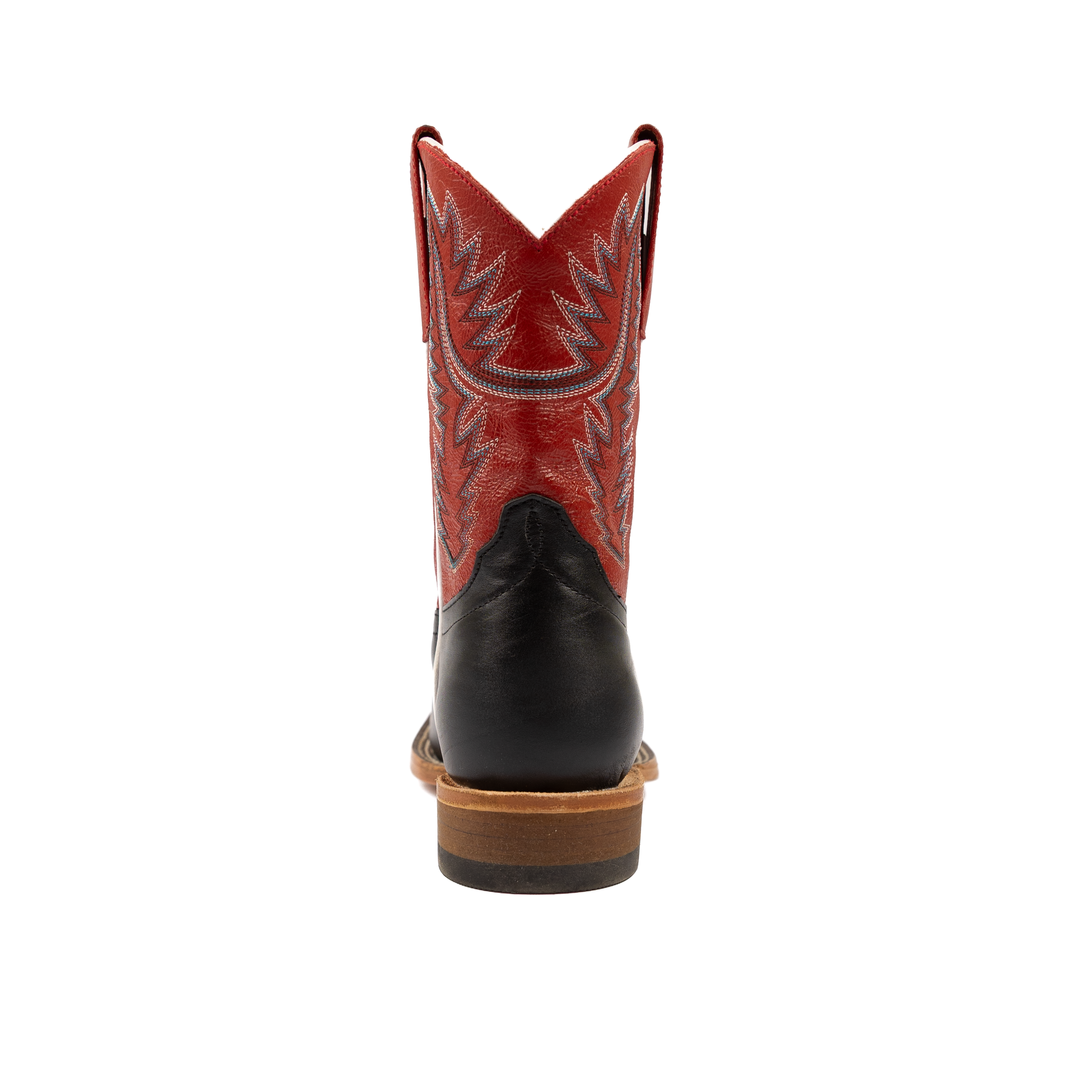 Boy's Horse Power Black Full Grain Cowhide with Red Vitrio Tops HPK8080