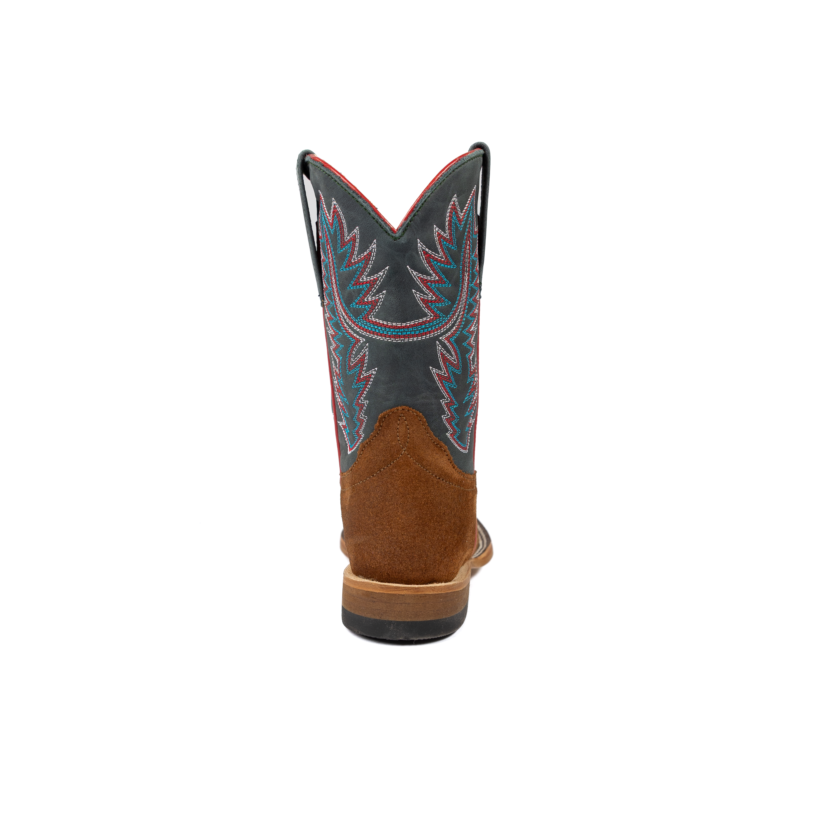 Boy's Horse Power Tobacco Old Suede With Blue Oklahoma Tops HPK8079