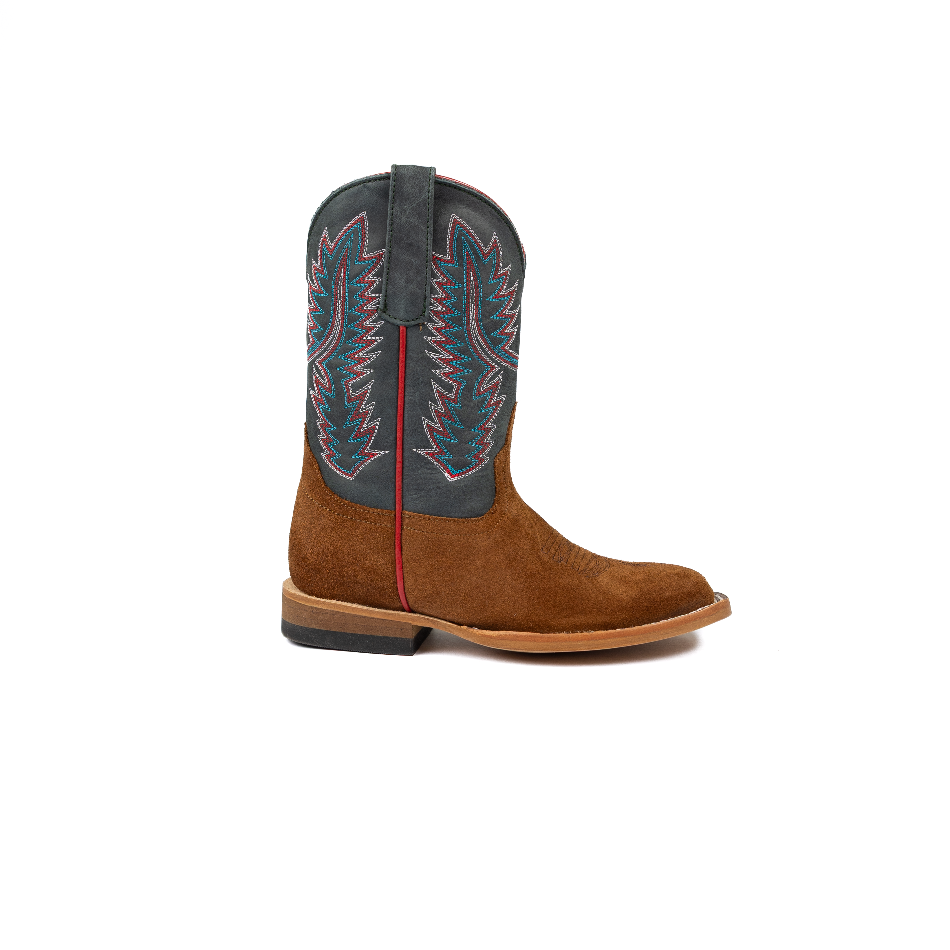 Boy's Horse Power Tobacco Old Suede With Blue Oklahoma Tops HPK8079