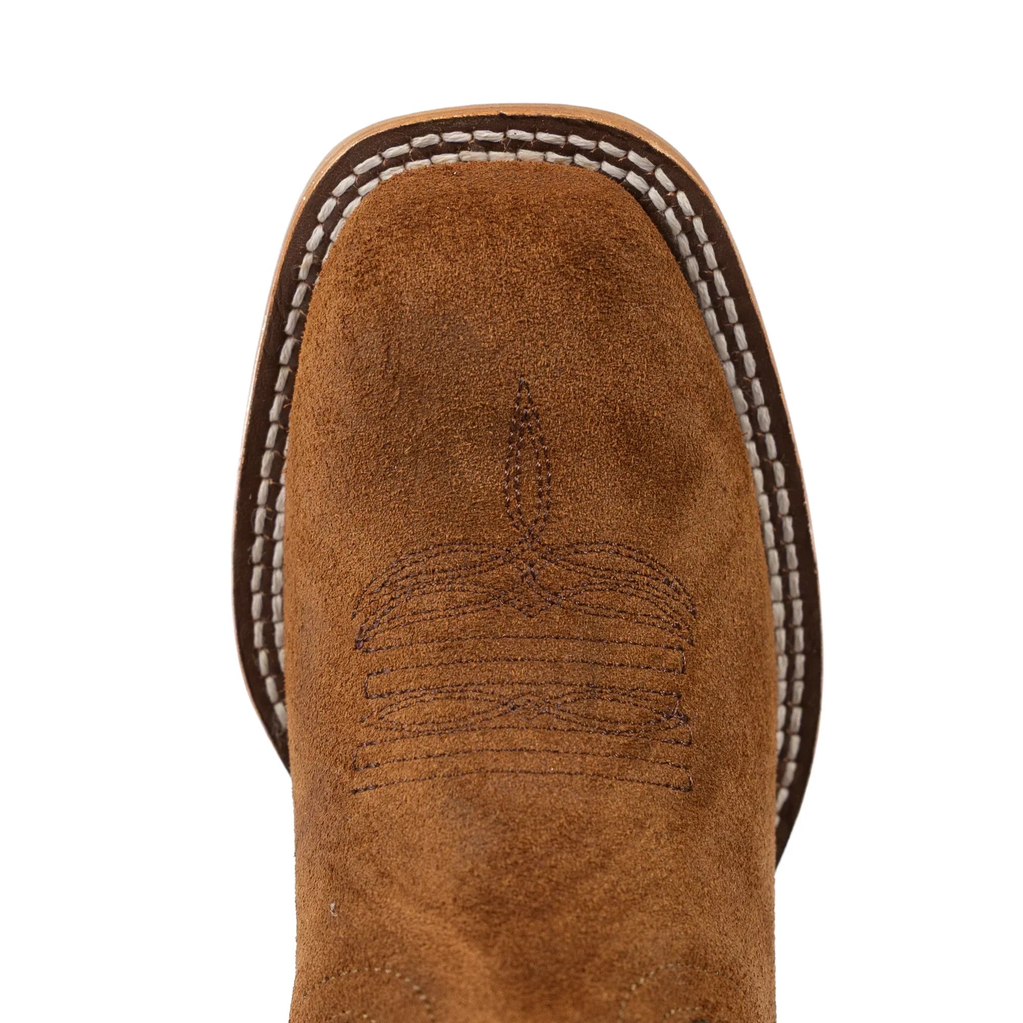 Boy's Horse Power Tobacco Old Suede With Blue Oklahoma Tops HPK8079