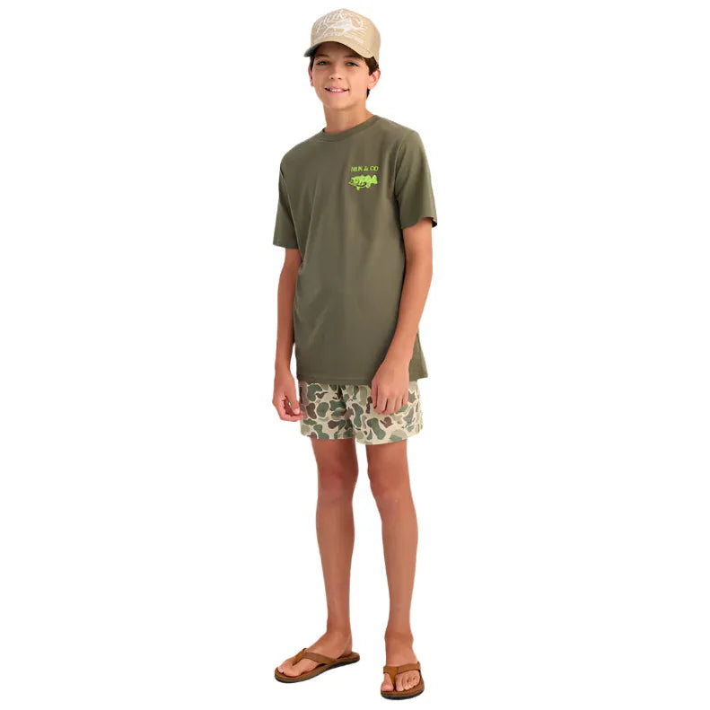 Boy's Huk and Co Tee H7100108-316 - Crazy House Western Wear