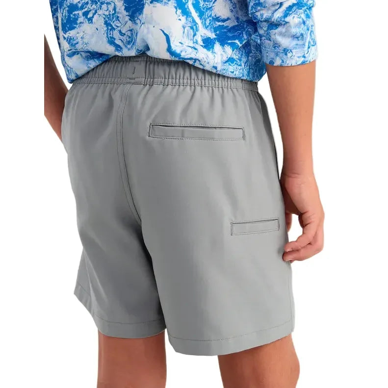 Boy's Huk Sharkskin Pursuit Volley Swim Shorts H7200016-028