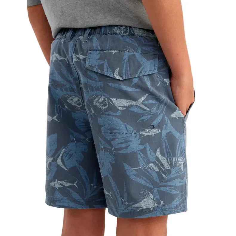 Boy's Huk Shoreside Printed Shorts H7200035-415