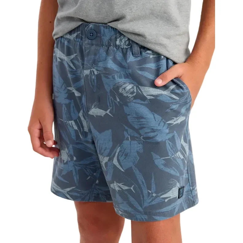 Boy's Huk Shoreside Printed Shorts H7200035-415
